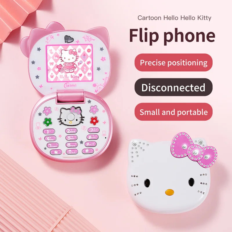 Kawaii Kitty Mini Flip Phone